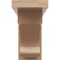 Ekena Millwork 4"W x 12"D x 8"H Classic Alma Rough Cedar Woodgrain TimberThane Corbel, Primed Tan CORUR04X12X08ALMRCPR - alternate 3